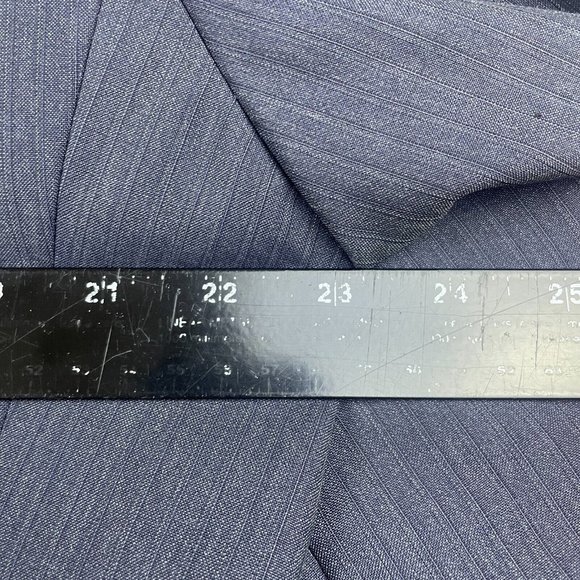 Hugo Boss Blazer Coat Men's Size 44R Navy 2 Button Lanificio Tesse Biella Wool - Picture 14 of 16